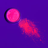 Neon UV Glow Blacklight Pigment Shaker. Cosmetically certified, FDA & Health Canada compliant, cruelty free and vegan.