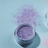 Pastel Fine Face & Body Glitter Shaker. Cosmetically certified, FDA & Health Canada compliant, cruelty free and vegan.