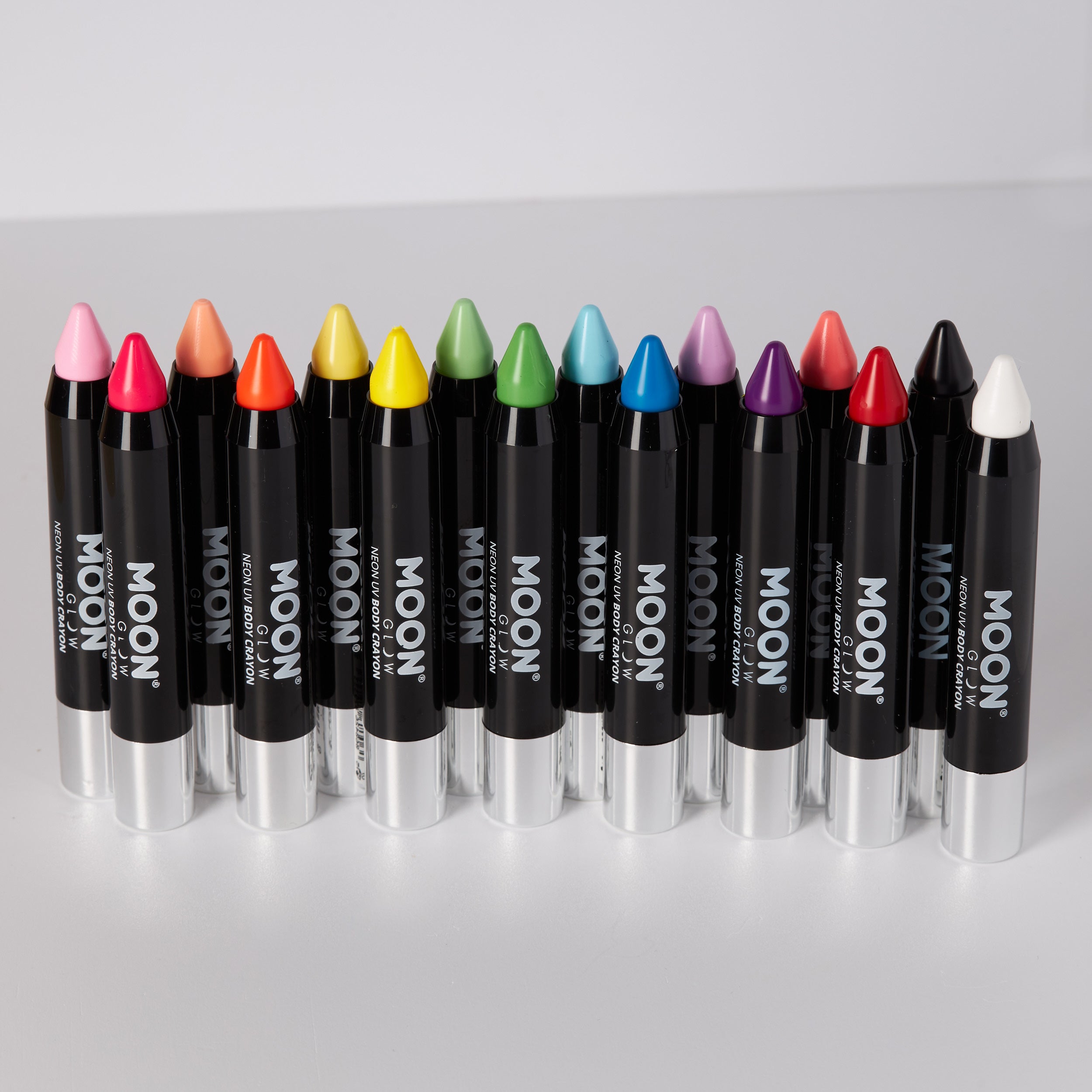 Neon UV Glow Blacklight Face & Body Crayons by Moon Glow