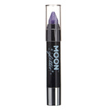 Purple - Holographic Glitter Face & Body Crayon, 3.5g. Cosmetically certified, FDA & Health Canada compliant and cruelty free.