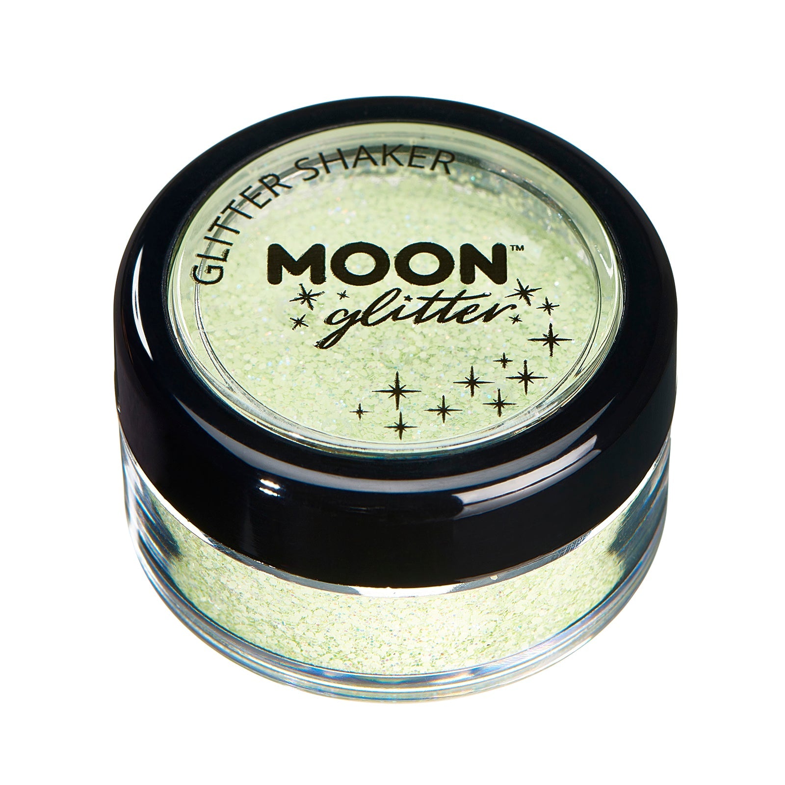 Mint - Pastel Fine Face & Body Glitter Shaker, 5g. Cosmetically certified, FDA & Health Canada compliant, cruelty free and vegan.