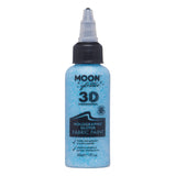 Blue - Holographic Glitter Fabric Paint, 30mL