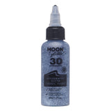 Black - Holographic Glitter Fabric Paint, 30mL