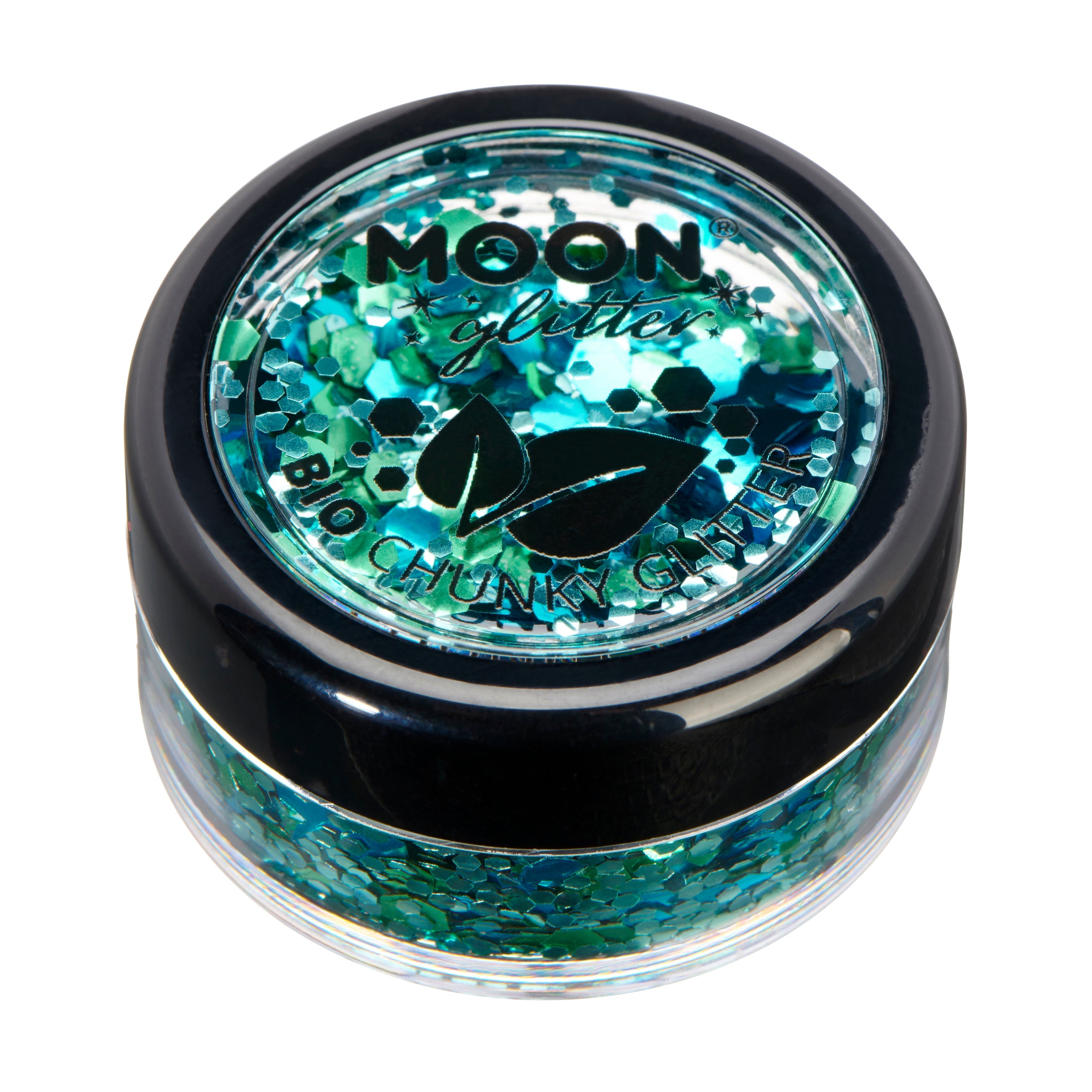 Aquarium - Mystic BIO Chunky Face & Body Glitter, 3g. Cosmetically certified, FDA & Health Canada compliant, cruelty free and vegan.