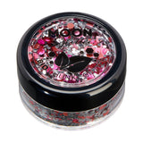 Blossom - Mystic BIO Chunky Face & Body Glitter, 3g. Cosmetically certified, FDA & Health Canada compliant, cruelty free and vegan.
