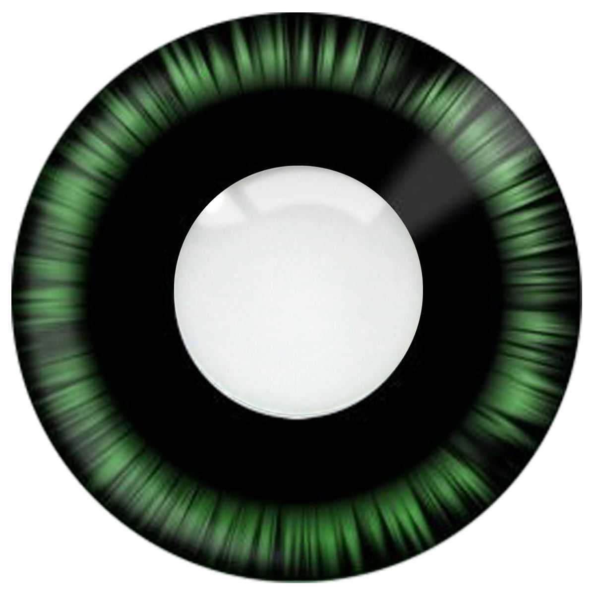 Loox Green Manga Anime Contact Lenses, FDA & Health Canada Cleared