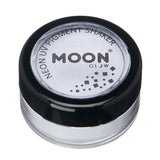White - Neon UV Glow Blacklight Pigment Shaker, 3g. Cosmetically certified, FDA & Health Canada compliant, cruelty free and vegan.