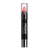 Pastel Coral - Neon UV Glow Blacklight Face & Body Crayon, 3.5g. Cosmetically certified, FDA & Health Canada compliant and cruelty free.