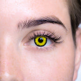 Loox Angelic Yellow Theatrical Contact Lenses - FDA & Health Canada Cleared