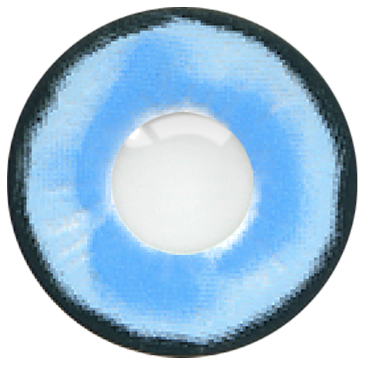 Glassy Blue Contact Lenses