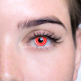 Loox Red Spiral Theatrical Contact Lenses - FDA & Health Canada Cleared