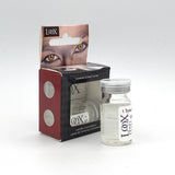 Loox Cosmetic Contact Lenses come in sterile glass vials. FDA & Health Canada Cleared