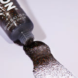 Holographic Fine Face & Body Glitter Gel. Cosmetically certified, FDA & Health Canada compliant, cruelty free and vegan.