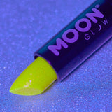 Neon UV Glow Blacklight Glitter Lipstick, 5g. Cosmetically certified, FDA & Health Canada compliant and cruelty free.