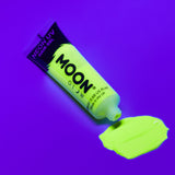 Neon UV Glow Blacklight Hair Gel. Cosmetically certified, FDA & Health Canada compliant, cruelty free and vegan.