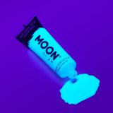 Neon UV Glow Blacklight Hair Gel. Cosmetically certified, FDA & Health Canada compliant, cruelty free and vegan.