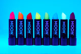 Intense Neon UV Glow Blacklight Lipstick. Cosmetically certified, FDA & Health Canada compliant and cruelty free.