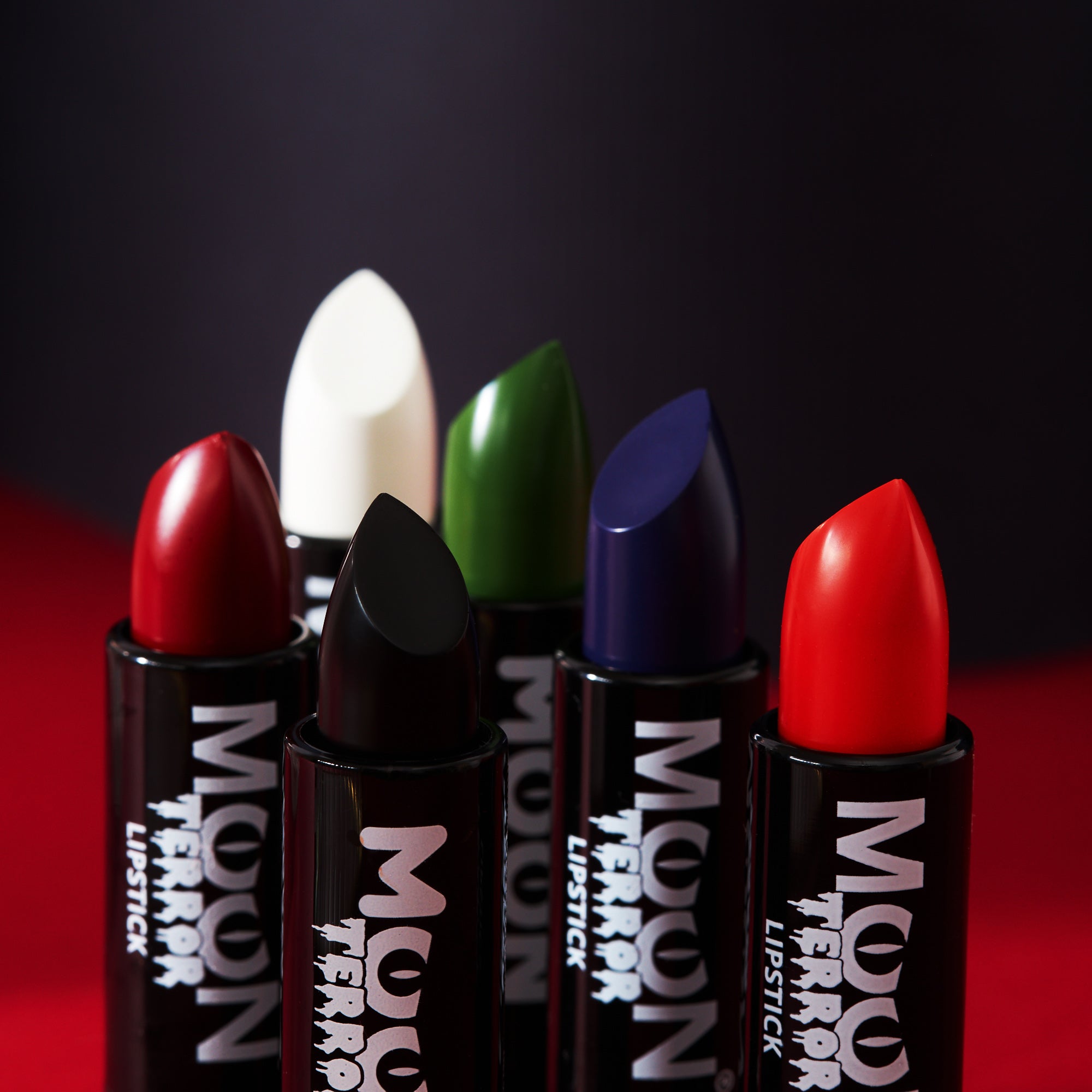 Terror Lipstick. Cosmetically certified, FDA & Health Canada compliant and cruelty free.