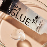Glitter Hair Glue Adhesive. Cosmetically certified, FDA & Health Canada compliant, cruelty free and vegan.