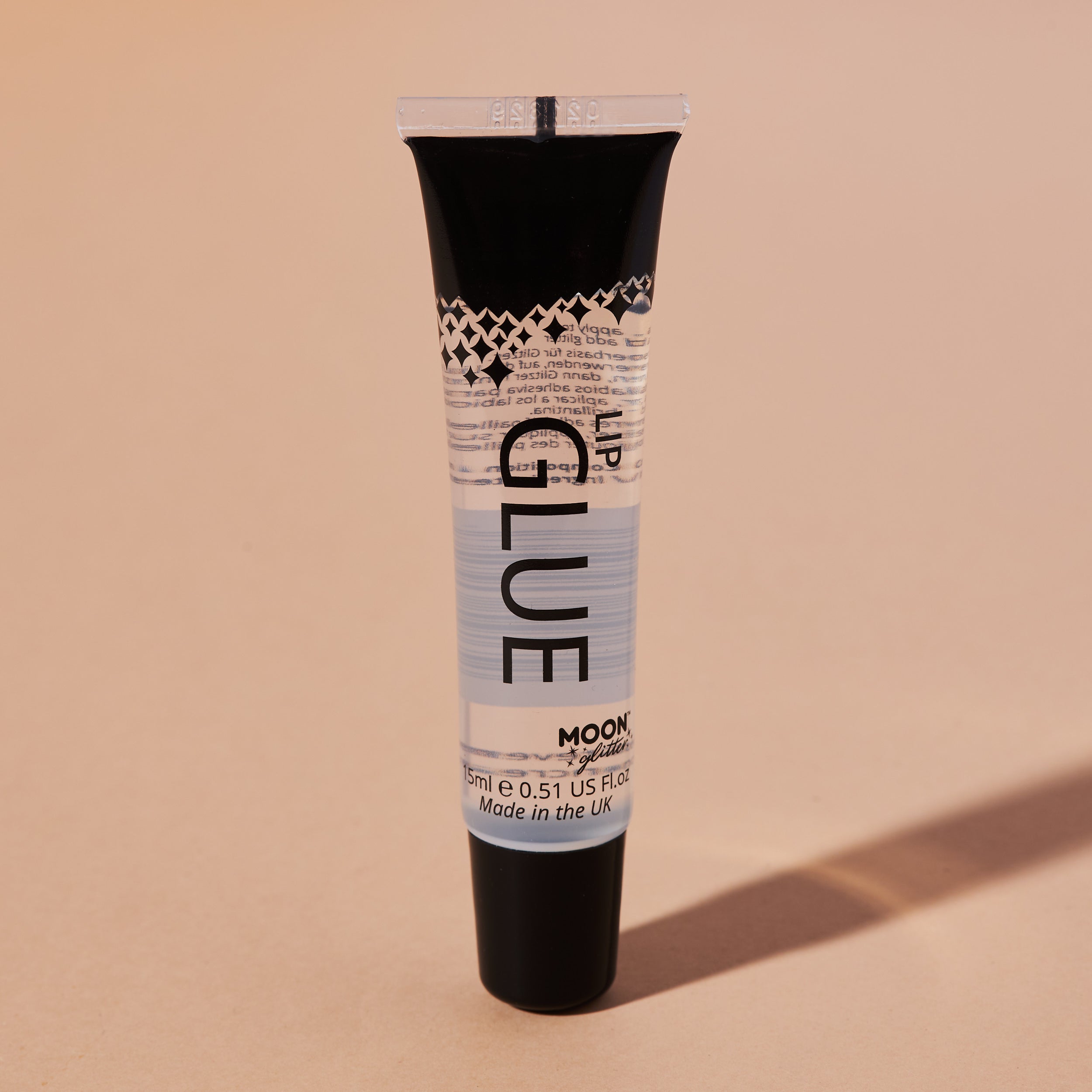 Glitter Lip Glue Adhesive. Cosmetically certified, FDA & Health Canada compliant, cruelty free and vegan.