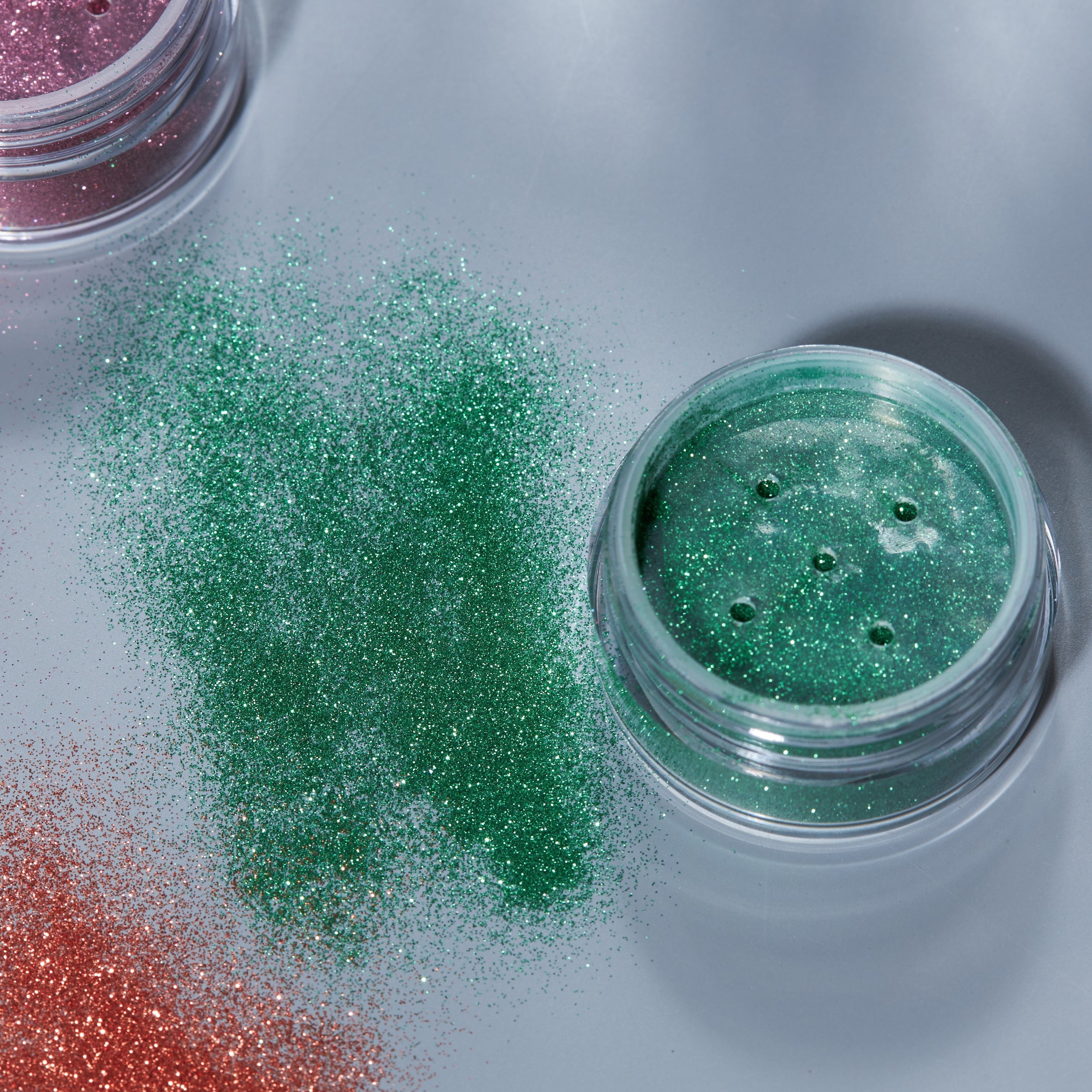 Classic Ultrafine Face & Body Glitter Dust. Cosmetically certified, FDA & Health Canada compliant, cruelty free and vegan.