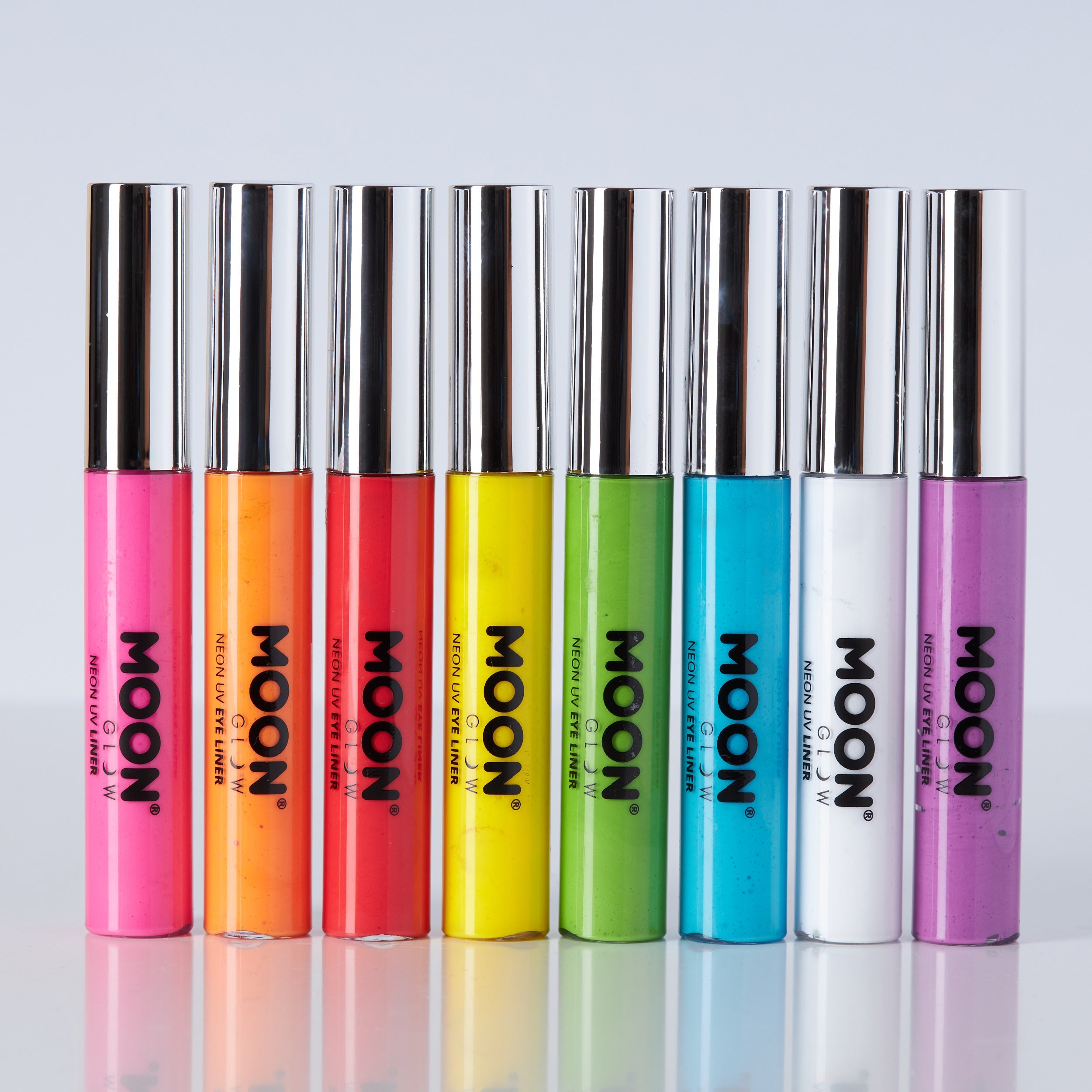 Neon UV Glow Blacklight Eyeliner. Cosmetically certified, FDA & Health Canada compliant, cruelty free and vegan.