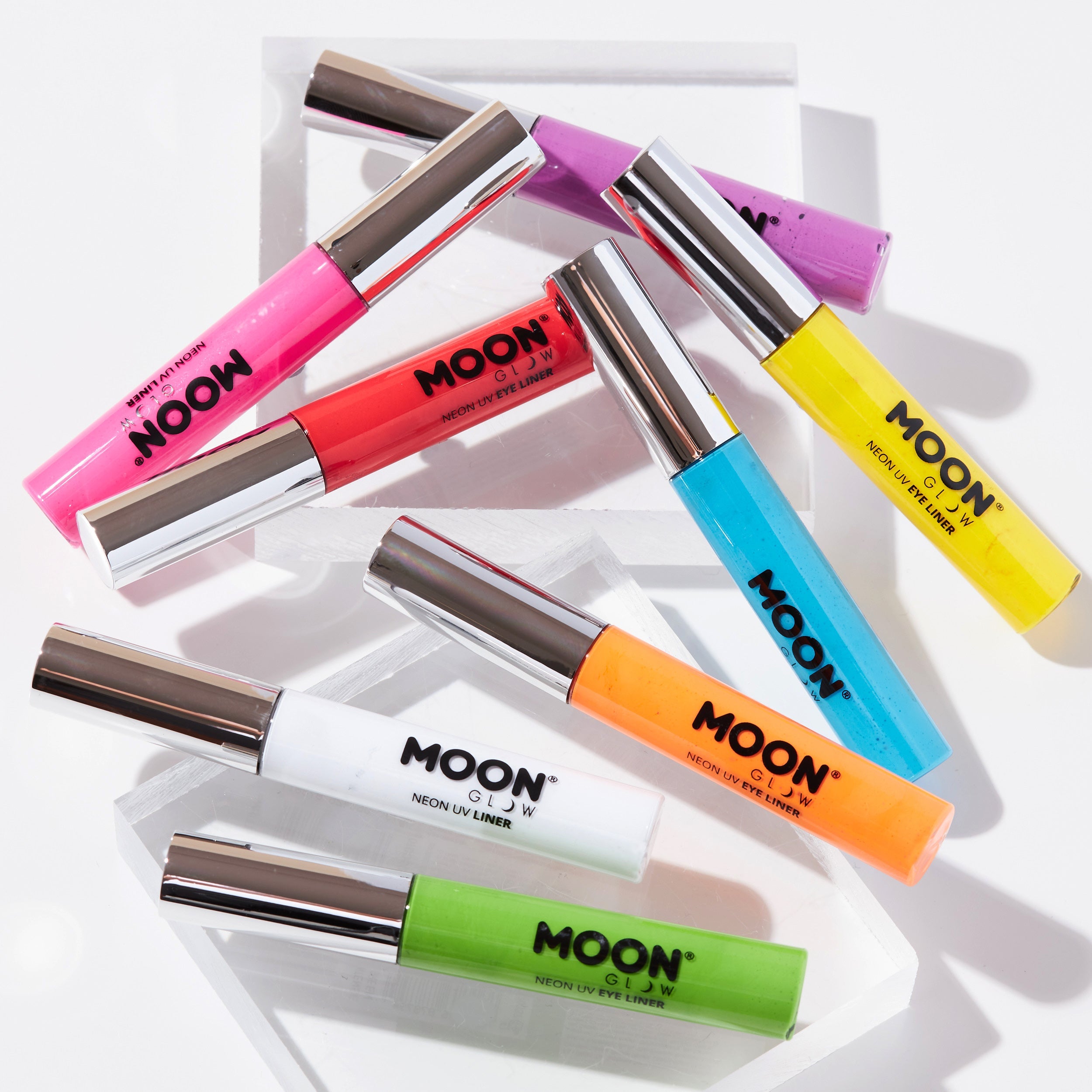 Neon UV Glow Blacklight Eyeliner. Cosmetically certified, FDA & Health Canada compliant, cruelty free and vegan.