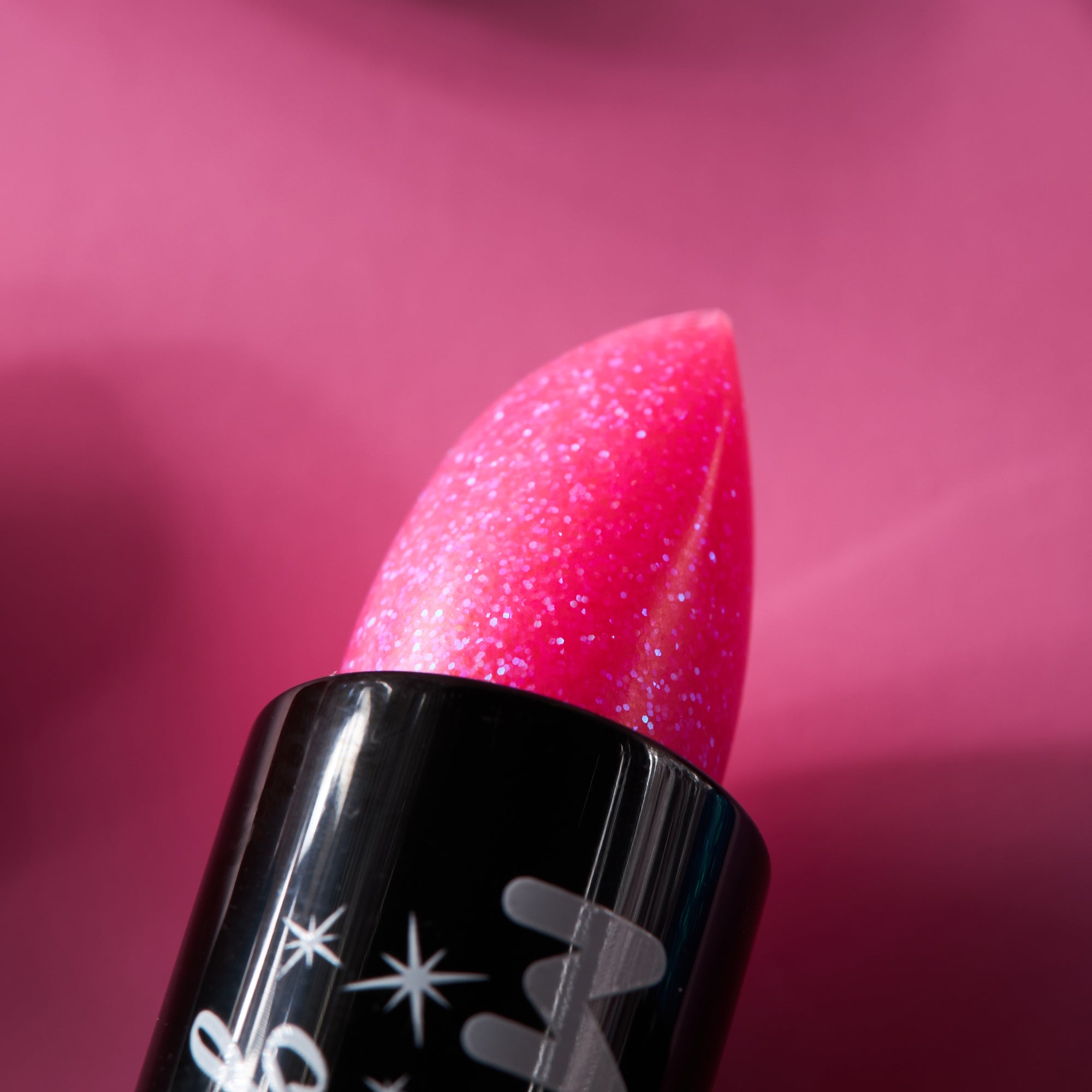 Iridescent Glitter Lipstick. Cosmetically certified, FDA & Health Canada compliant and cruelty free.