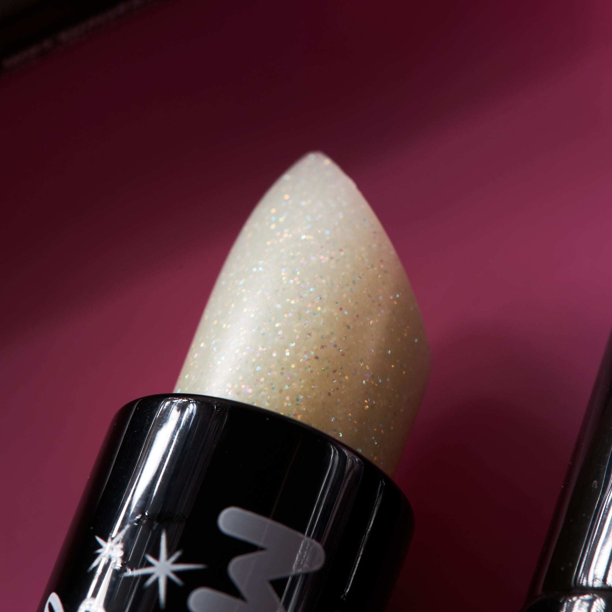 Iridescent Glitter Lipstick. Cosmetically certified, FDA & Health Canada compliant and cruelty free.