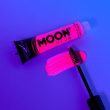 Pink Yellow - Neon UV Glow Blacklight Mascara, 15mL. Cosmetically certified, FDA & Health Canada compliant, cruelty free and vegan.