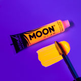 Neon UV Glow Blacklight Hair Streaks. Cosmetically certified, FDA & Health Canada compliant, cruelty free and vegan.