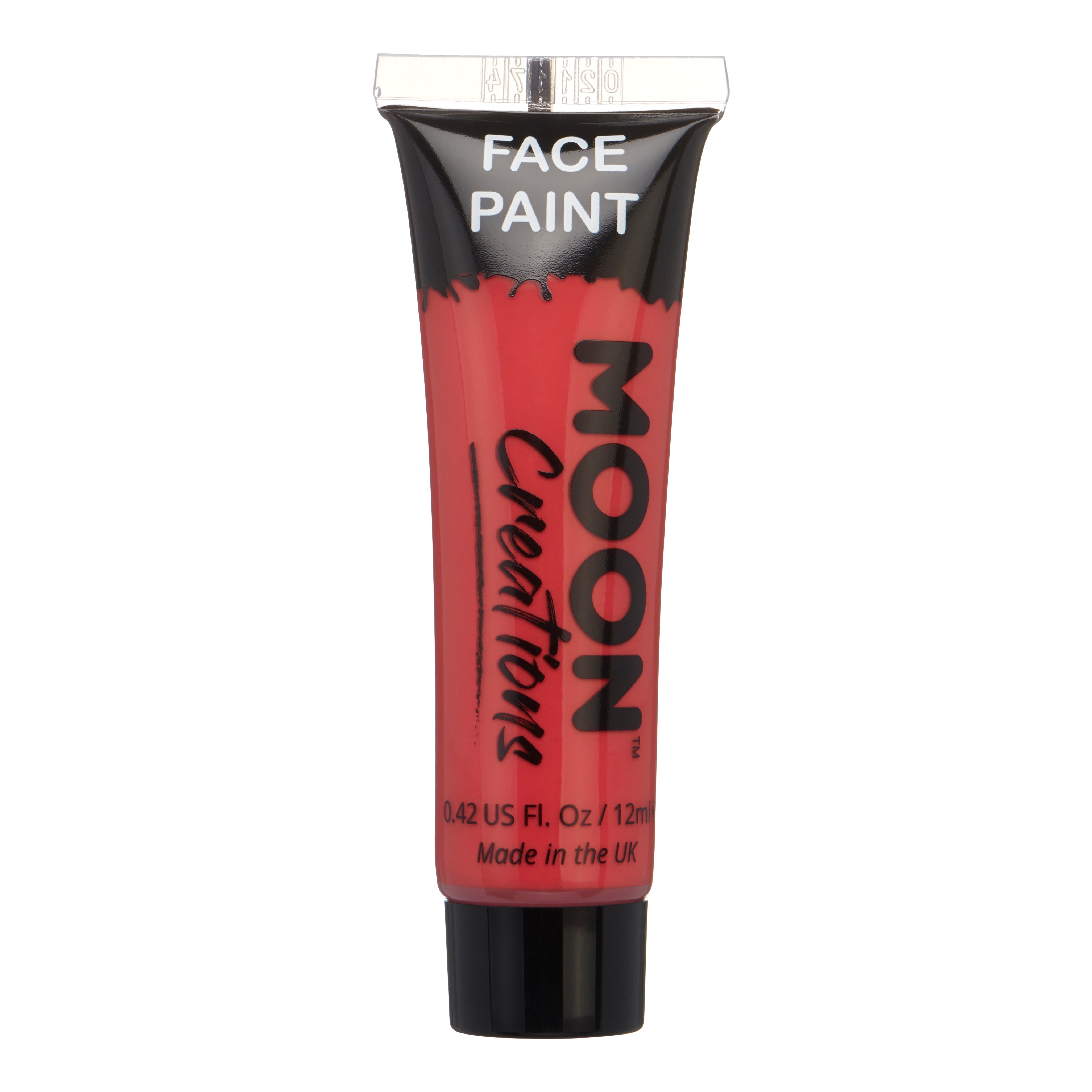 Red - Face & Body Paint Makeup, 12mL. Cosmetically certified, FDA & Health Canada compliant, cruelty free and vegan.