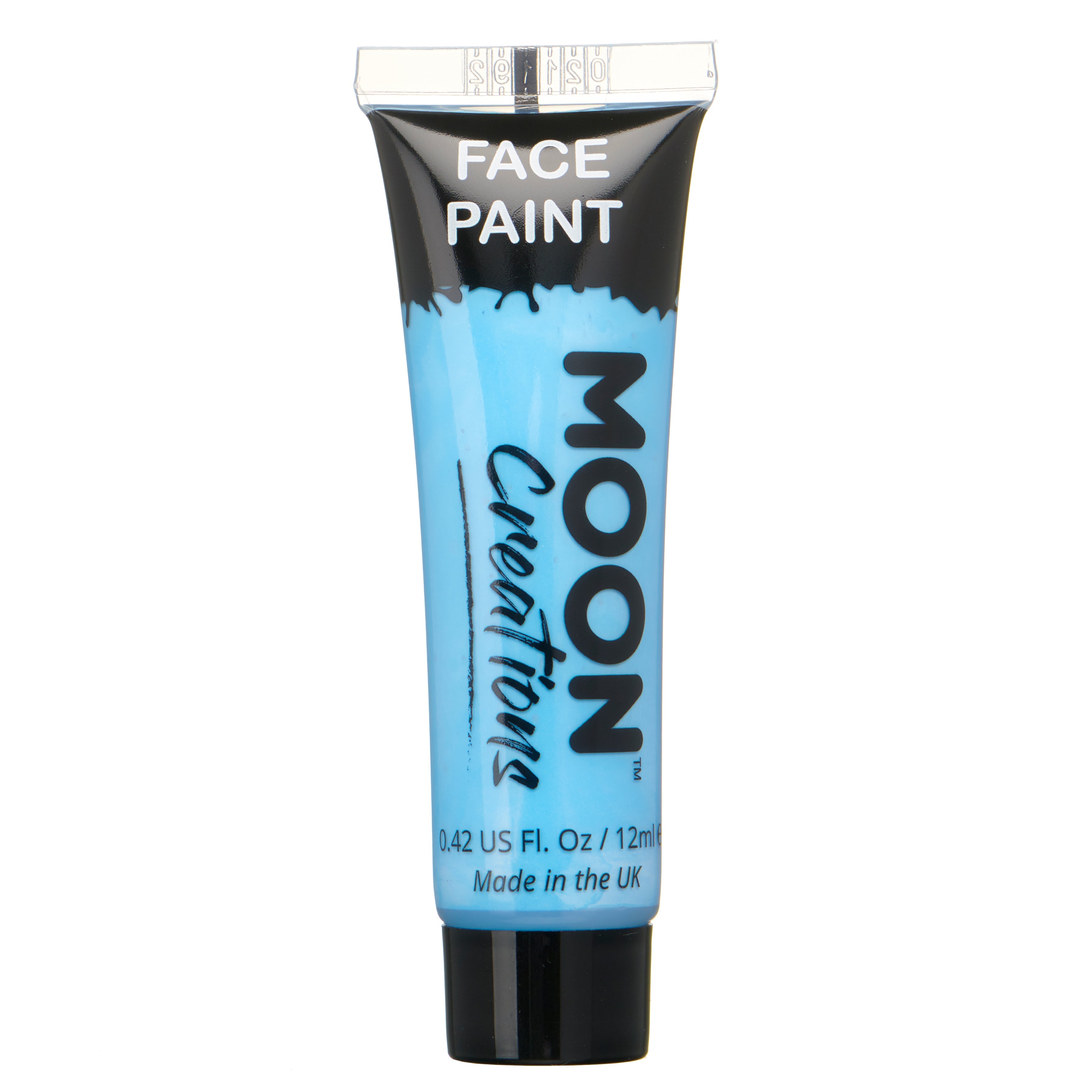 Light Blue - Face & Body Paint Makeup, 12mL. Cosmetically certified, FDA & Health Canada compliant, cruelty free and vegan.