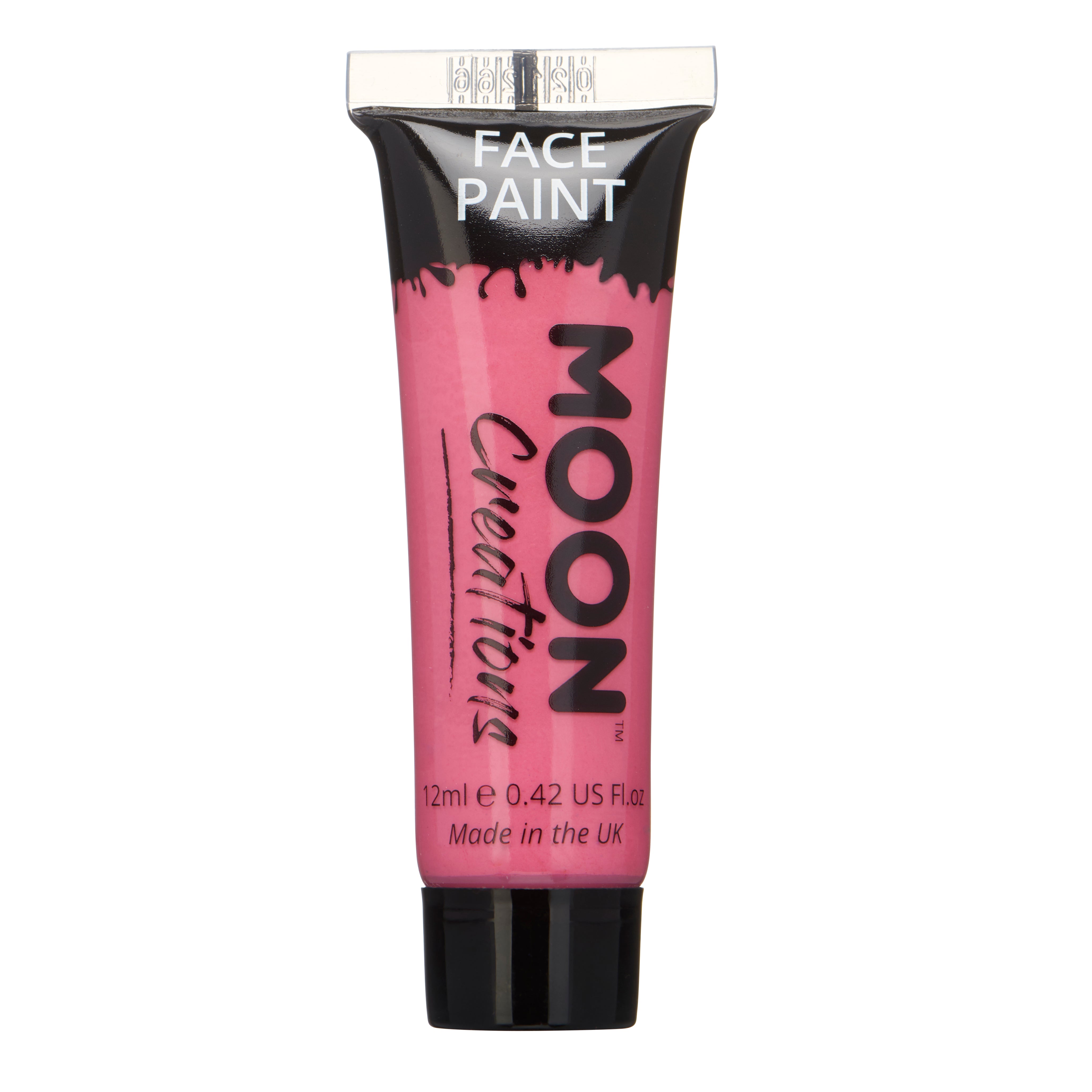 Bright Pink - Face & Body Paint Makeup, 12mL. Cosmetically certified, FDA & Health Canada compliant, cruelty free and vegan.