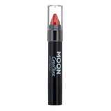 Red - Face & Body Crayon, 3.5g. Cosmetically certified, FDA & Health Canada compliant and cruelty free.