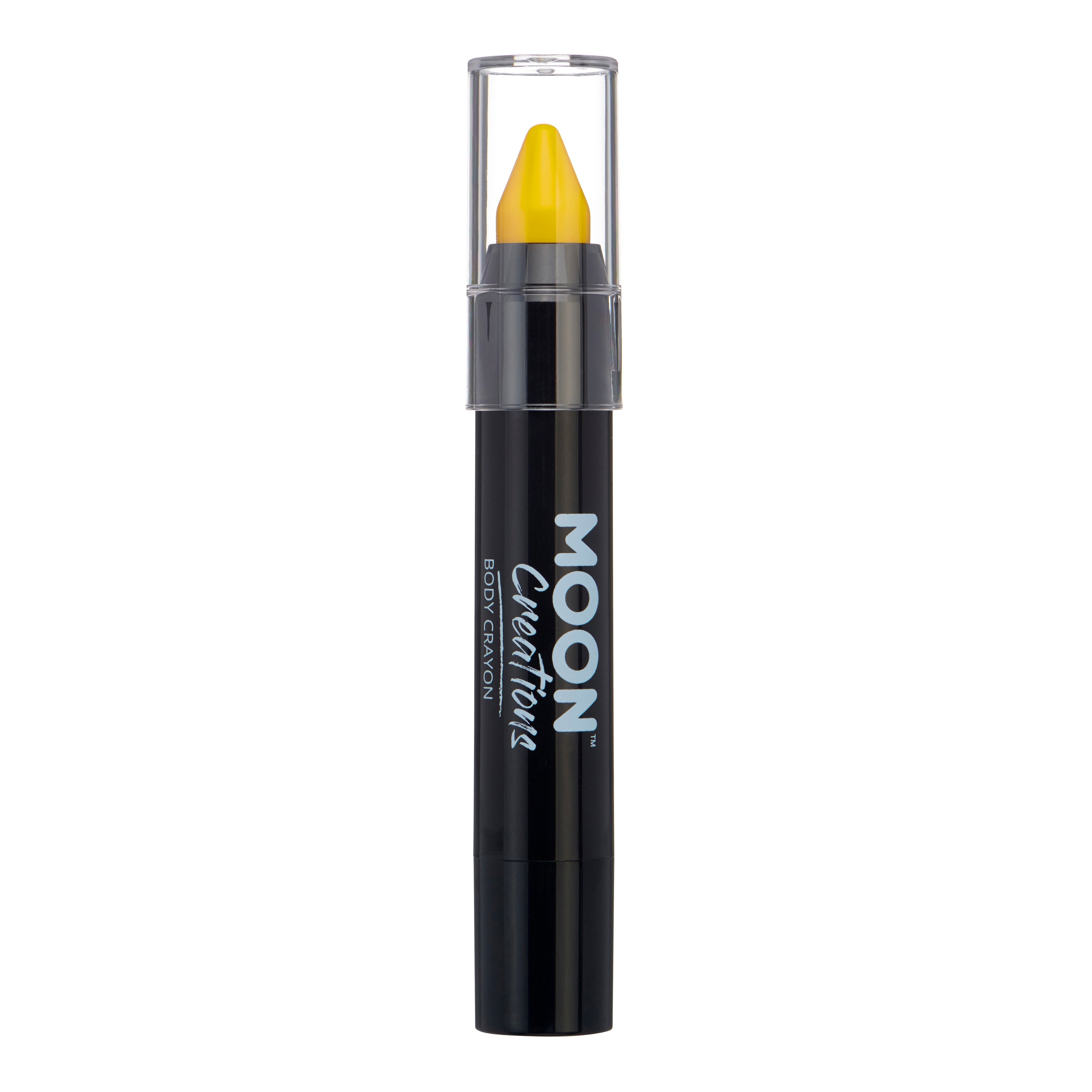 Yellow - Face & Body Crayon, 3.5g. Cosmetically certified, FDA & Health Canada compliant and cruelty free.