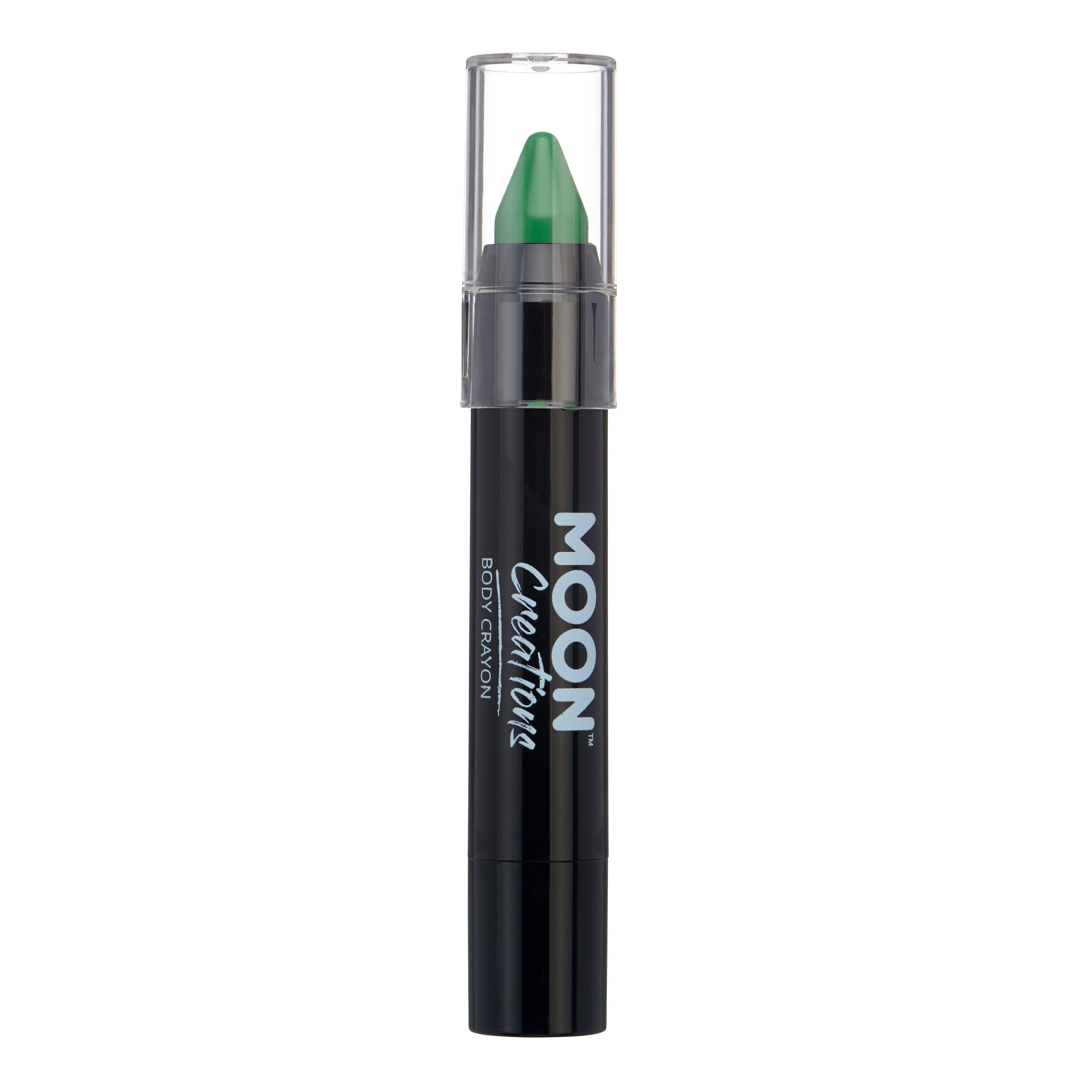 Green - Face & Body Crayon, 3.5g. Cosmetically certified, FDA & Health Canada compliant and cruelty free.