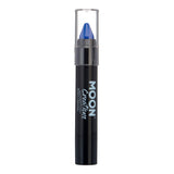 Dark Blue - Face & Body Crayon, 3.5g. Cosmetically certified, FDA & Health Canada compliant and cruelty free.