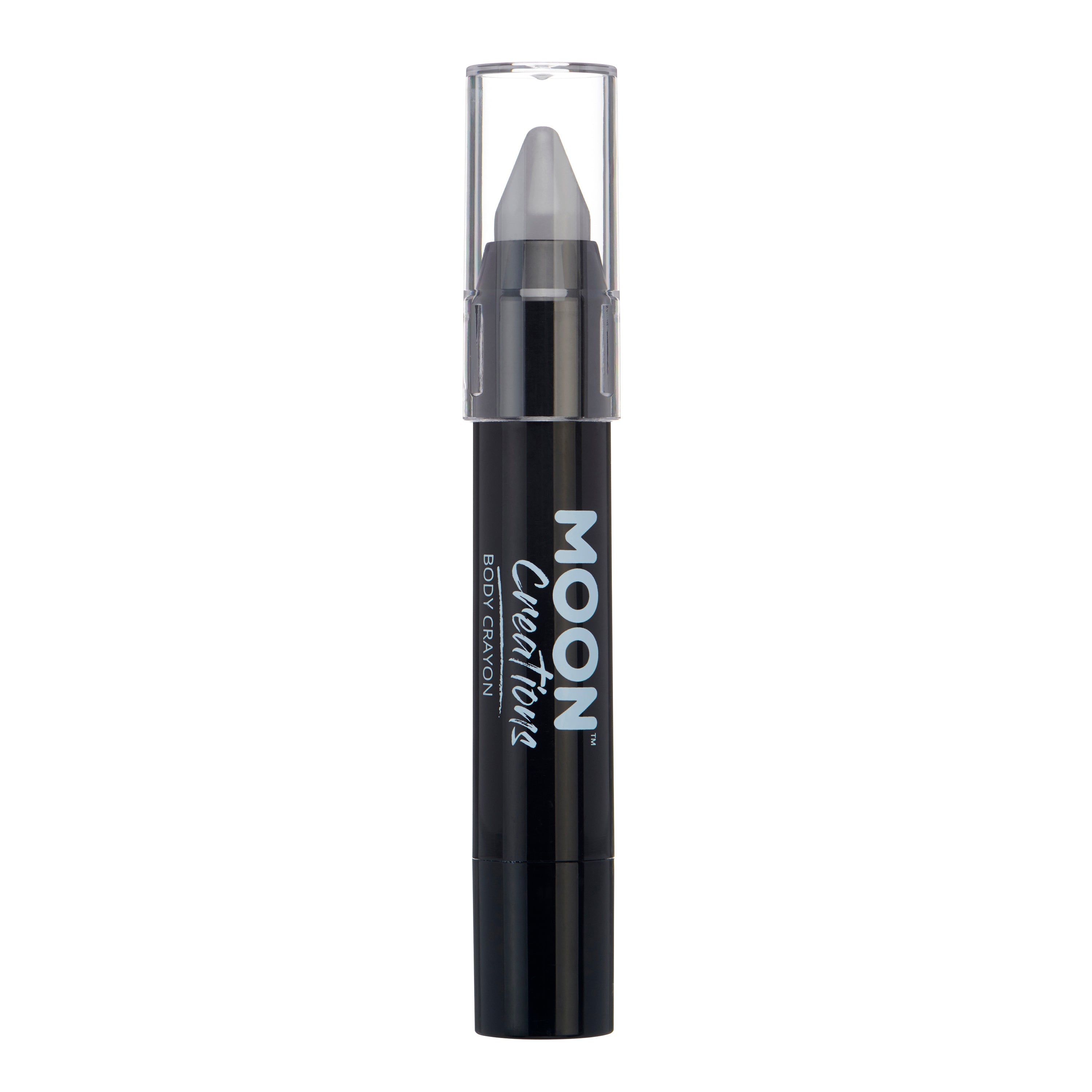 Grey - Face & Body Crayon, 3.5g. Cosmetically certified, FDA & Health Canada compliant and cruelty free.