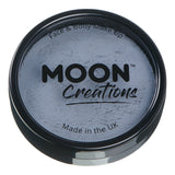 Dark Grey - Professional Face Paint, 36g. Cosmetically certified, FDA & Health Canada compliant, cruelty free and vegan.