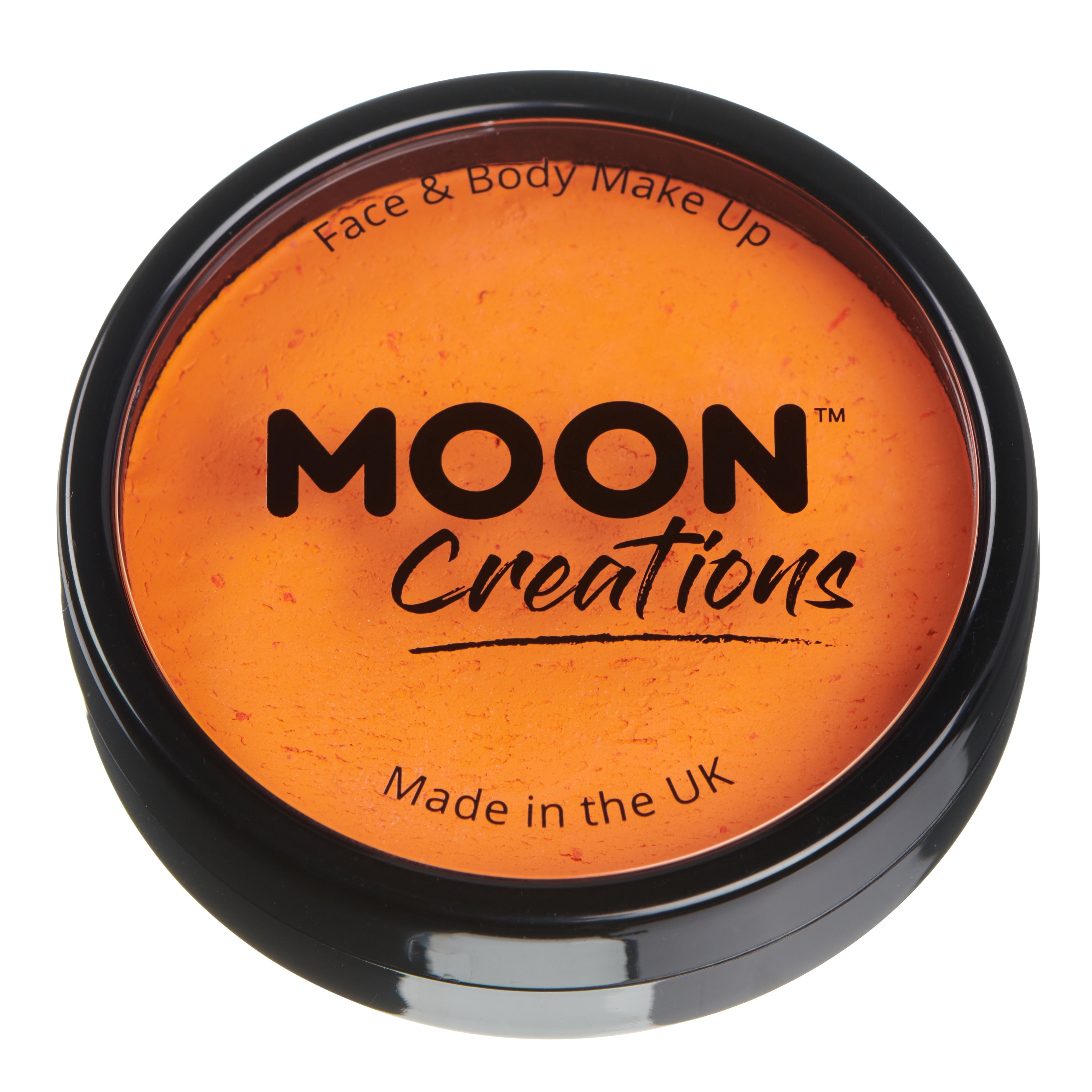Bright Orange - Professional Face Paint, 36g. Cosmetically certified, FDA & Health Canada compliant, cruelty free and vegan.