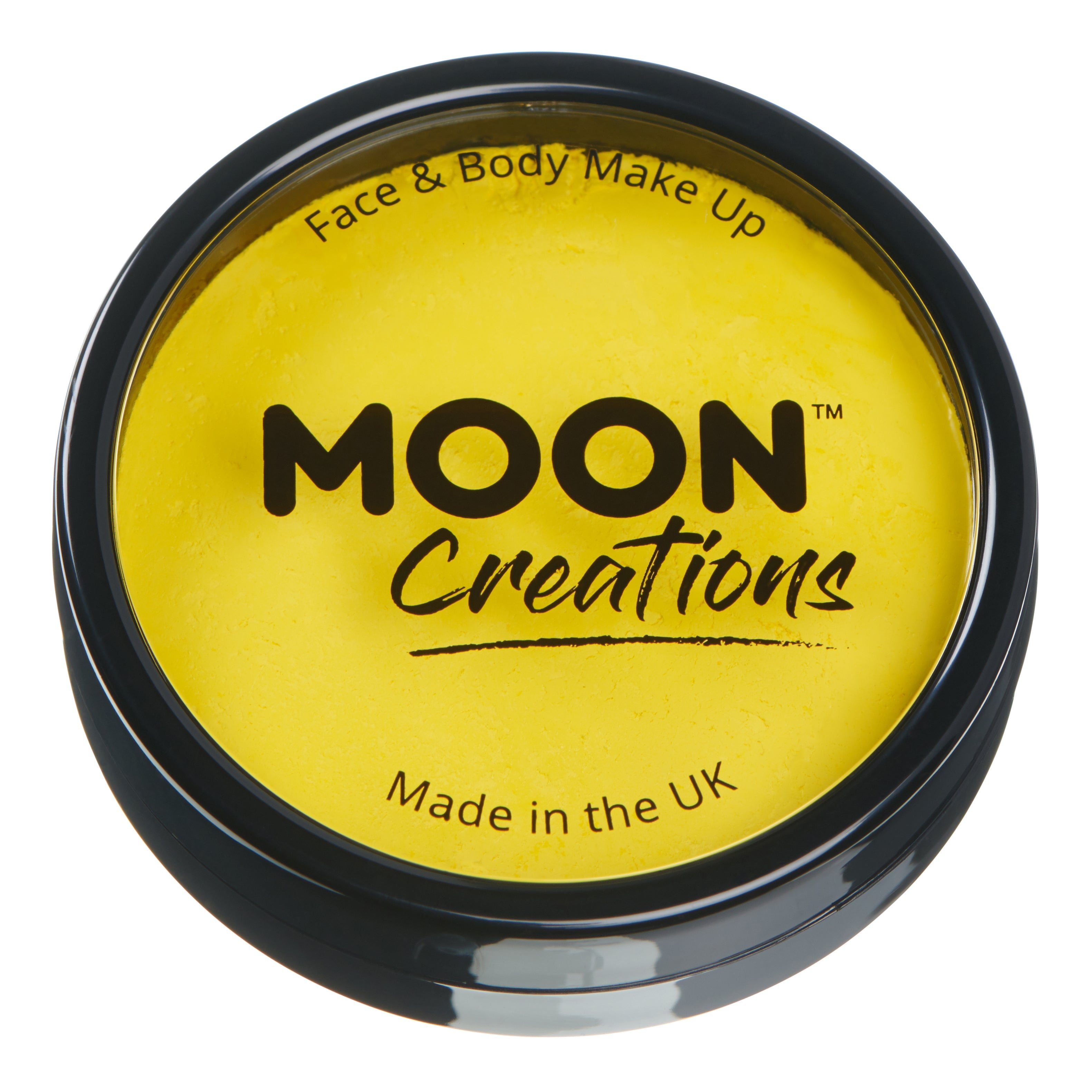 Bright Yellow - Professional Face Paint, 36g. Cosmetically certified, FDA & Health Canada compliant, cruelty free and vegan.