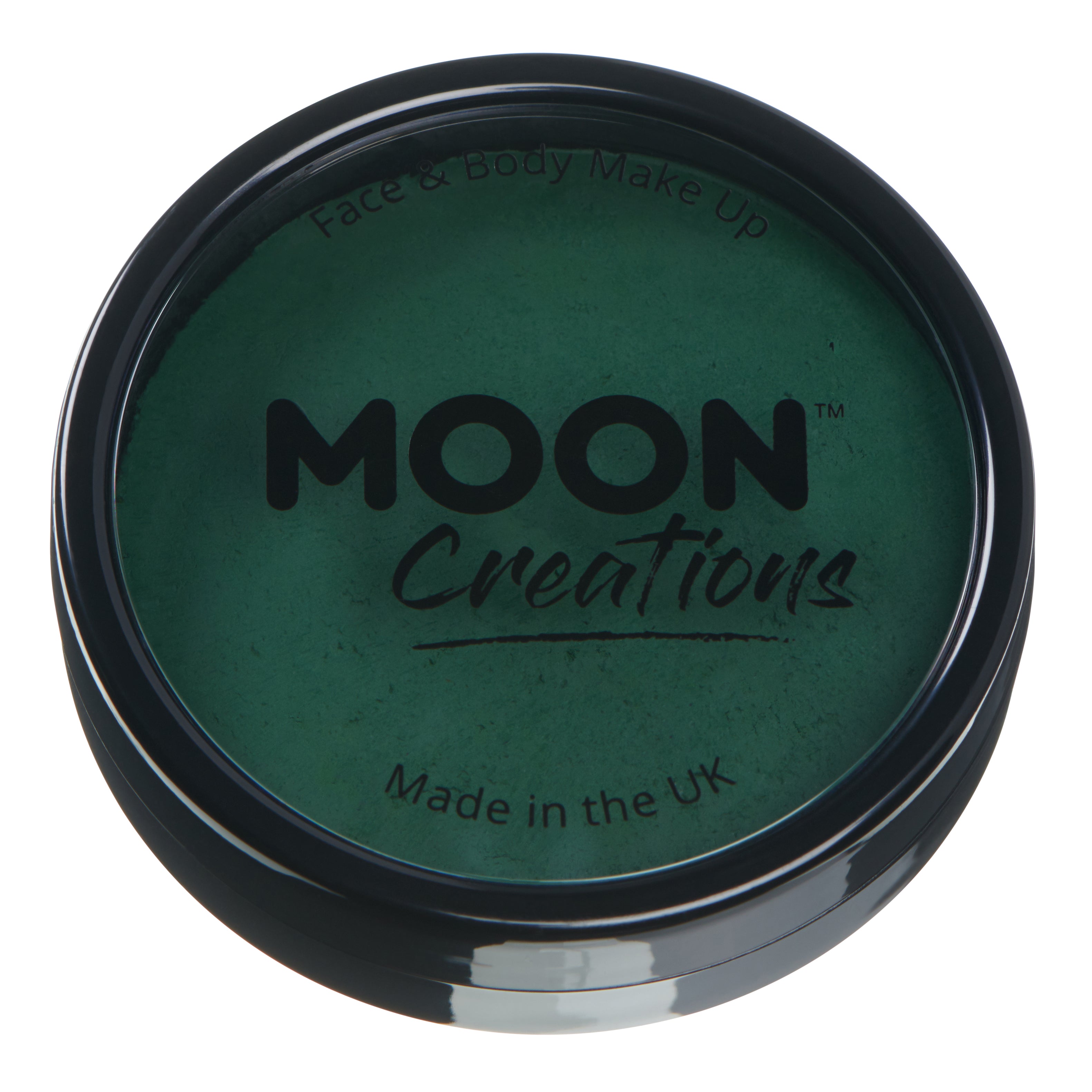 Dark Green - Professional Face Paint, 36g. Cosmetically certified, FDA & Health Canada compliant, cruelty free and vegan.