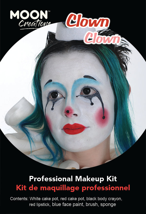 Clown Face Paint Makeup Kit – Moon Fun Makeup