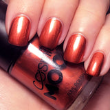 Red - Metallic Nail Polish, 14mL. Cosmetically certified, FDA & Health Canada compliant, cruelty free and vegan.