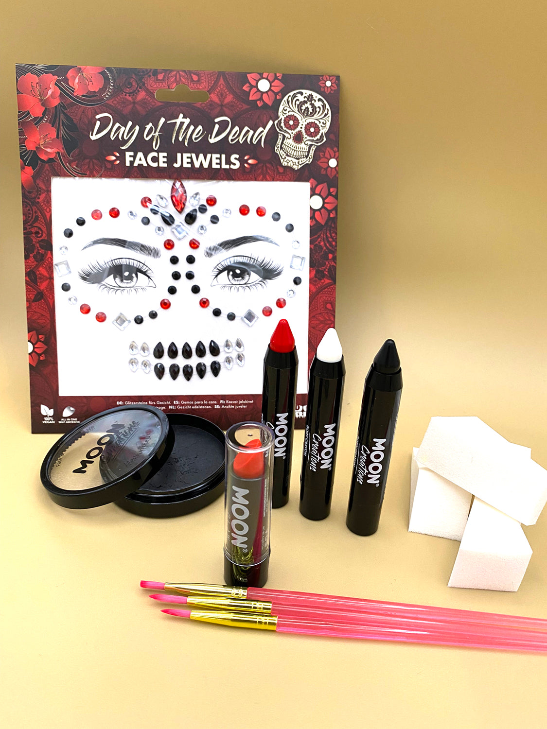 Day of the Dead Face Paint Makeup Kit