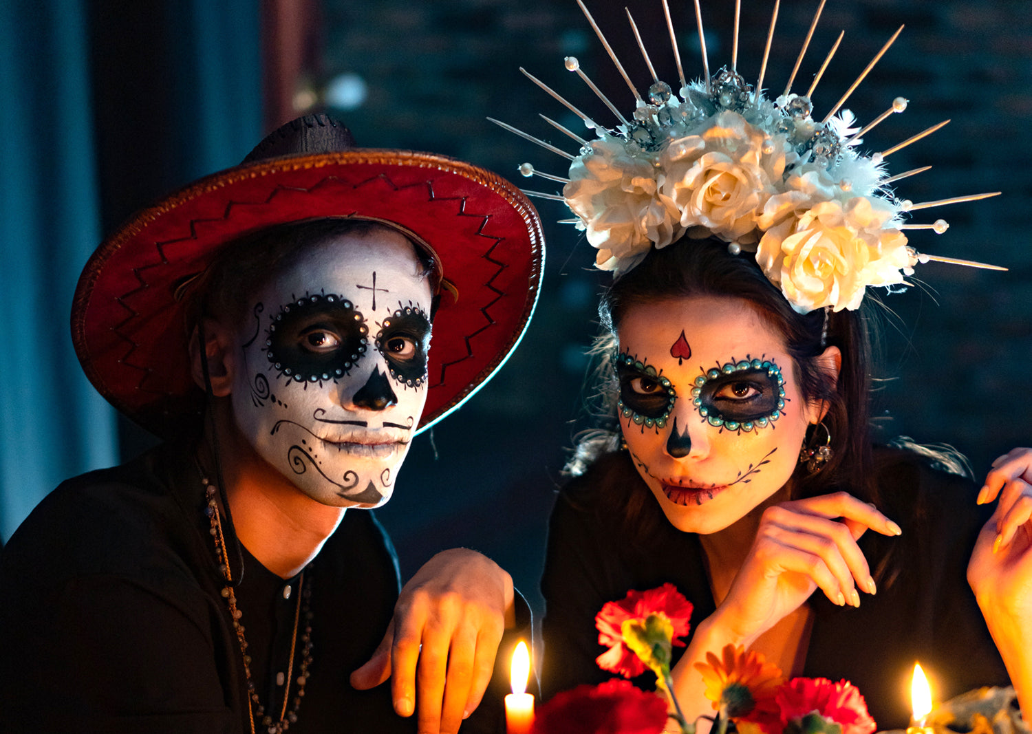 Day of the Dead Face Paint Makeup Kit