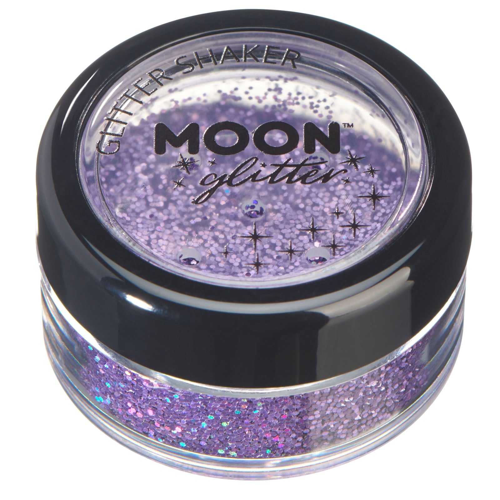 Purple - Holographic Fine Face & Body Glitter Shaker, 5g. Cosmetically certified, FDA & Health Canada compliant, cruelty free and vegan.