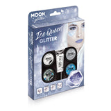 Ice Queen Face & Body Glitter Boxset - 4 pots, fix gel, brush
