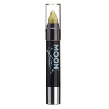 Gold - Holographic Glitter Face & Body Crayon, 3.5g. Cosmetically certified, FDA & Health Canada compliant and cruelty free.